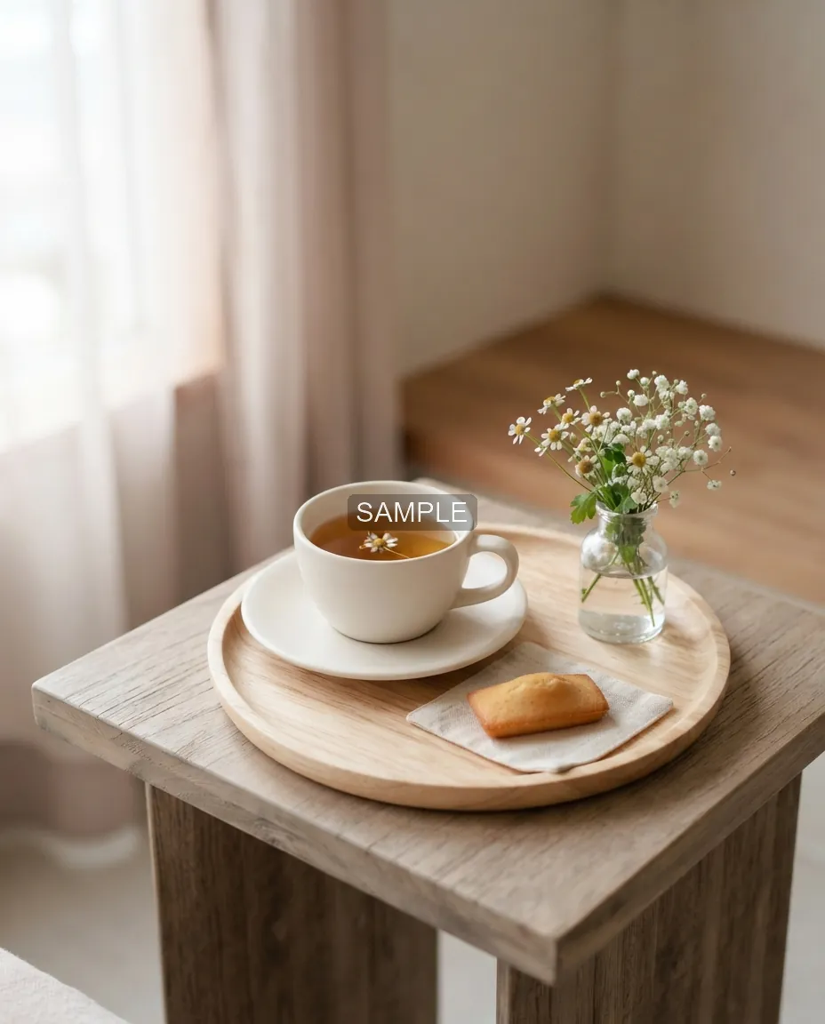 施術のあとのお茶
