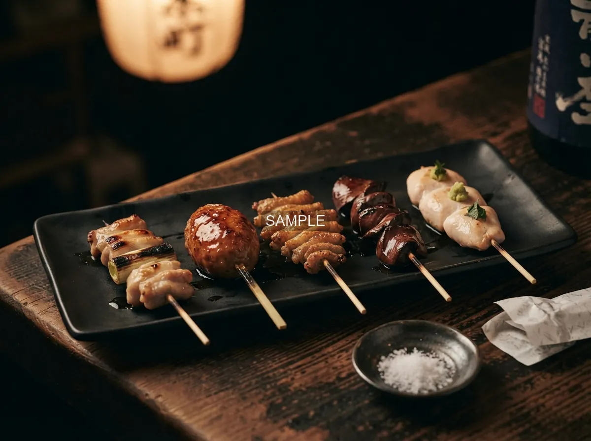 串焼き おまかせ五本盛り